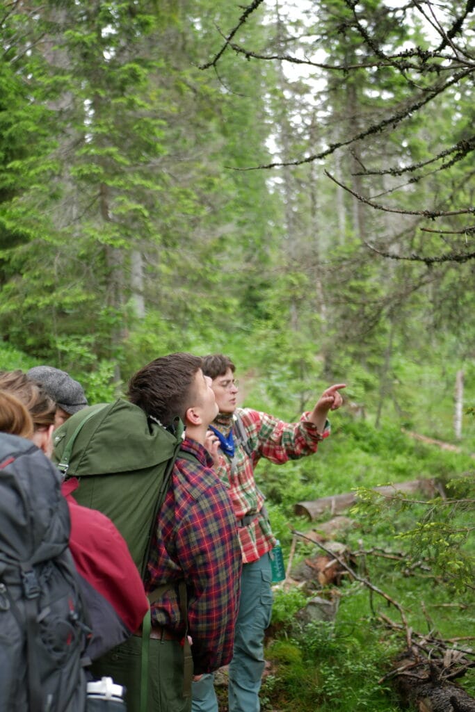 Fältbiologer i Skuleskogen