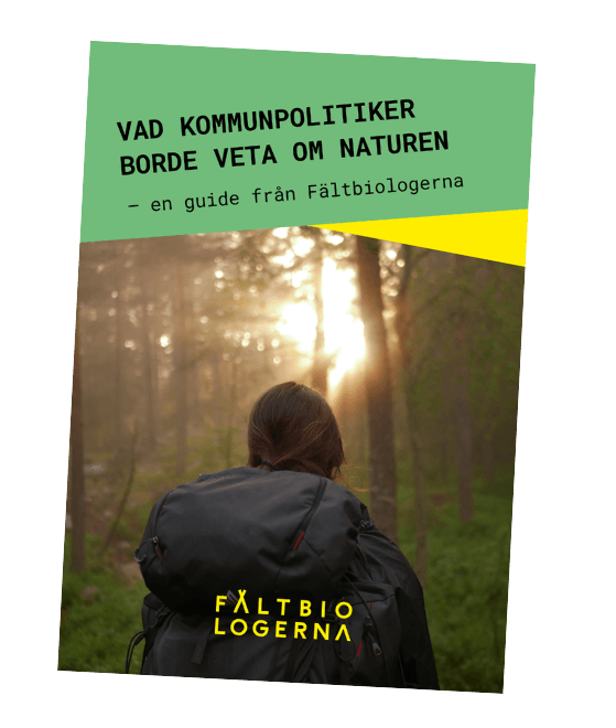 Framsida på guiden "Vad kommunpolitiker borde veta om naturen"
